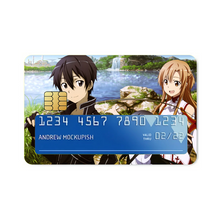 Load image into Gallery viewer, Sword Art Online Asuna Yuuki, Yui Credit Card Skins (4-in-1 Pack)