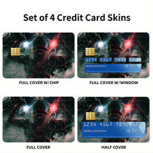 Load image into Gallery viewer, Sword Art Online Kazuto Kirigaya Credit Card Skins (4-in-1 Pack)