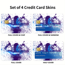 Load image into Gallery viewer, Sword Art Online Kazuto Kirigaya Credit Card Skins (4-in-1 Pack)