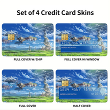 Load image into Gallery viewer, Sword Art Online landscape Credit Card Skins (4-in-1 Pack)
