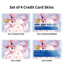 Load image into Gallery viewer, Sylveon Credit Card Skins (4-in-1 Pack)