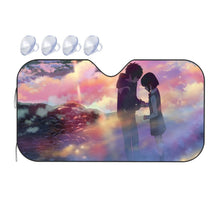 Load image into Gallery viewer, Taki and Mitsuha (Your Name) Car Sunshade