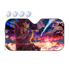 Load image into Gallery viewer, Taki and Mitsuha (Your Name) Car Sunshade
