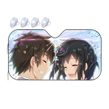 Load image into Gallery viewer, Taki and Mitsuha (Your Name) Car Sunshade