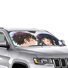 Load image into Gallery viewer, Taki and Mitsuha (Your Name) Car Sunshade