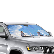 Load image into Gallery viewer, Taki and Mitsuha (Your Name) Car Sunshade
