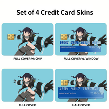 Load image into Gallery viewer, Tamaki Kotatsu from Fire Force Minimalistfor Dekstop Credit Card Skins (4-in-1 Pack)