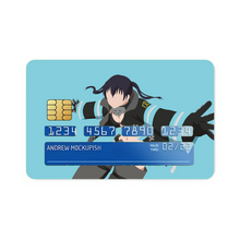 Load image into Gallery viewer, Tamaki Kotatsu from Fire Force Minimalistfor Dekstop Credit Card Skins (4-in-1 Pack)