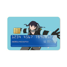 Load image into Gallery viewer, Tamaki Kotatsu from Fire Force Minimalistfor Dekstop Credit Card Skins (4-in-1 Pack)