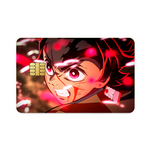 Load image into Gallery viewer, Tanjiro Credit Card Skins (4-in-1 Pack)