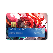 Load image into Gallery viewer, Tanjiro Kamado Credit Card Skins (4-in-1 Pack)