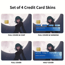 Load image into Gallery viewer, Tatsumaki Credit Card Skins (4-in-1 Pack)
