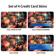 Load image into Gallery viewer, Tengen Toppa Gurren Lagann Credit Card Skins (4-in-1 Pack)