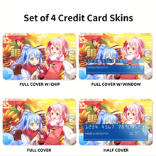 Load image into Gallery viewer, That Time I Got Reincarnated as a Slime Rimuru Tempest, Shuna, Benimaru  Credit Card Skins (4-in-1 Pack)
