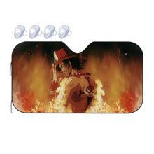 Load image into Gallery viewer, The Flames Of Peace Car Sunshade
