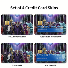 Load image into Gallery viewer, The Gardiens of Nazarick Credit Card Skins (4-in-1 Pack)