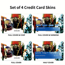 Load image into Gallery viewer, The Guardians of Nazarick Credit Card Skins (4-in-1 Pack)