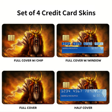 Load image into Gallery viewer, The holy guardian of the sacred fire Credit Card Skins (4-in-1 Pack)