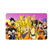 Load image into Gallery viewer, The many forms of Goku throughout the years Credit Card Skins (4-in-1 Pack)