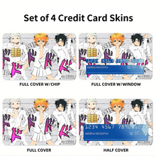 Load image into Gallery viewer, The Promised Neverland Credit Card Skins (4-in-1 Pack)