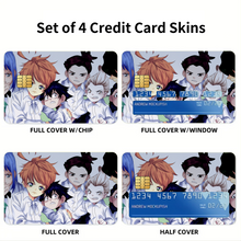 Load image into Gallery viewer, The Promised Neverland Credit Card Skins (4-in-1 Pack)
