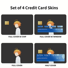 Load image into Gallery viewer, The Promised Neverland Credit Card Skins (4-in-1 Pack)