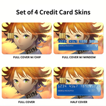 Load image into Gallery viewer, The Promised Neverland Emma Credit Card Skins (4-in-1 Pack)