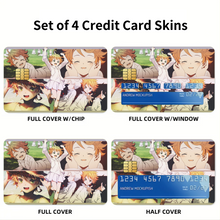 Load image into Gallery viewer, The Promised Neverland Emma Credit Card Skins (4-in-1 Pack)