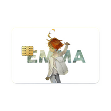 Load image into Gallery viewer, The Promised Neverland Emma Credit Card Skins (4-in-1 Pack)