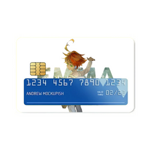 Load image into Gallery viewer, The Promised Neverland Emma Credit Card Skins (4-in-1 Pack)