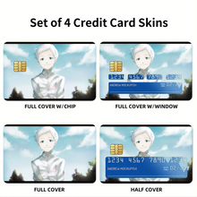 Load image into Gallery viewer, The Promised Neverland Norman Credit Card Skins (4-in-1 Pack)