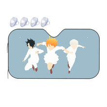 Load image into Gallery viewer, The Promised Neverland Ray, Norman, Emma Car Sunshade