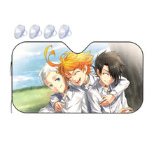 Load image into Gallery viewer, The Promised Neverland Ray, Norman, Emma Car Sunshade