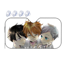 Load image into Gallery viewer, The Promised Neverland Ray, Norman, Emma Car Sunshade