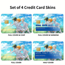 Load image into Gallery viewer, The Promised Neverland Ray, Norman, Emma Credit Card Skins (4-in-1 Pack)