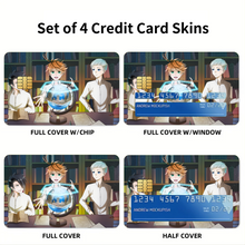 Load image into Gallery viewer, The Promised Neverland Ray, Norman, Emma Credit Card Skins (4-in-1 Pack)