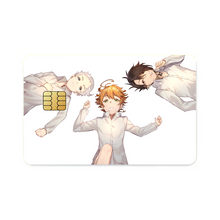 Load image into Gallery viewer, The Promised Neverland Ray, Norman, Emma Credit Card Skins (4-in-1 Pack)