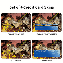 Load image into Gallery viewer, The Promised Neverland Ray, Norman, Emma, Gilda Credit Card Skins (4-in-1 Pack)