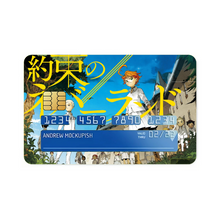 Load image into Gallery viewer, The Promised Neverland Ray, Norman, Emma, Phil, Gilda Credit Card Skins (4-in-1 Pack)