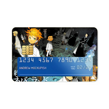 Load image into Gallery viewer, The Promised Neverland Ray, Norman, Emma, Phil, Isabella Credit Card Skins (4-in-1 Pack)