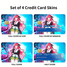 Load image into Gallery viewer, The Quintessential Quintuplets Credit Card Skins (4-in-1 Pack)