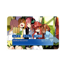 Load image into Gallery viewer, The Quintessential Quintuplets Credit Card Skins (4-in-1 Pack)