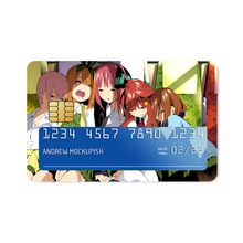 Load image into Gallery viewer, The Quintessential Quintuplets Credit Card Skins (4-in-1 Pack)