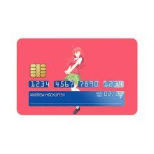Load image into Gallery viewer, The Quintessential Quintuplets Itsuki Nakano Credit Card Skins (4-in-1 Pack)