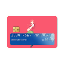 Load image into Gallery viewer, The Quintessential Quintuplets Itsuki Nakano Credit Card Skins (4-in-1 Pack)