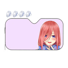 Load image into Gallery viewer, The Quintessential Quintuplets Miku Nakano Car Sunshade