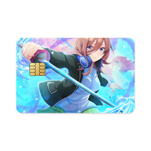 Load image into Gallery viewer, The Quintessential Quintuplets Miku Nakano Credit Card Skins (4-in-1 Pack)