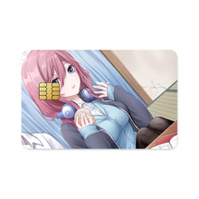Load image into Gallery viewer, The Quintessential Quintuplets Miku Nakano Credit Card Skins (4-in-1 Pack)