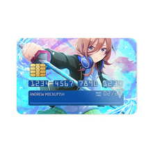 Load image into Gallery viewer, The Quintessential Quintuplets Miku Nakano Credit Card Skins (4-in-1 Pack)