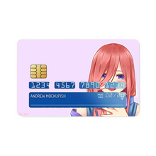 Load image into Gallery viewer, The Quintessential Quintuplets Miku Nakano Credit Card Skins (4-in-1 Pack)